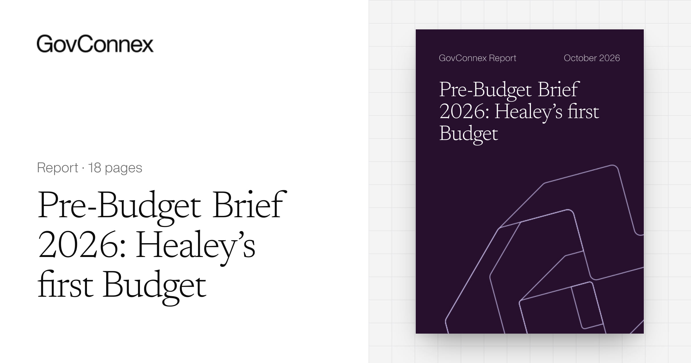 Pre-Budget Brief 2026: Healey’s first Budget — GovConnex