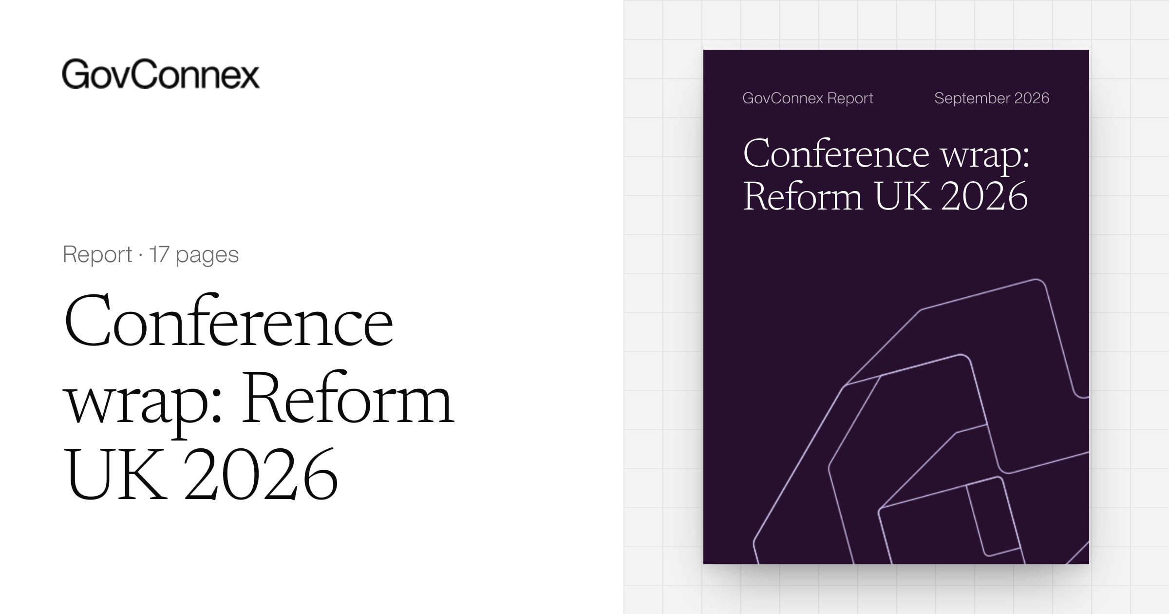 Conference wrap: Reform UK 2026 — GovConnex